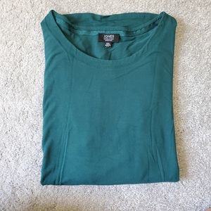 Jones New York Crew Neck Long Sleeve Blouse